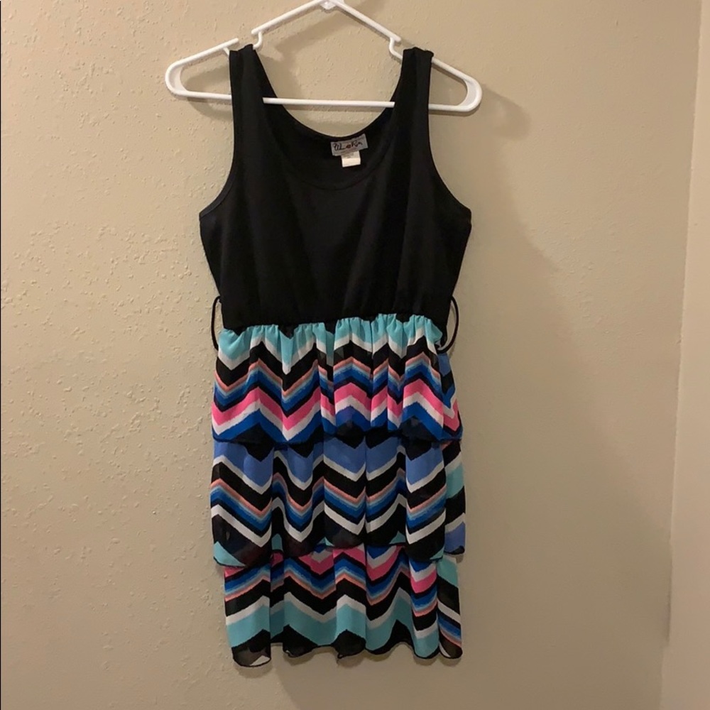 Urban Rose Ruffle Dress